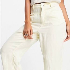 NWT Mango Linen Wide Leg Pant